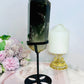 Large Garden Quartz | Lodolite Natural Polished Tower On Stand 25cm 903g