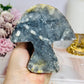 Large Sphalerite Carved Mushroom 10.5cm 351g