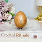 Peach Moonstone Egg on Stand 5cm