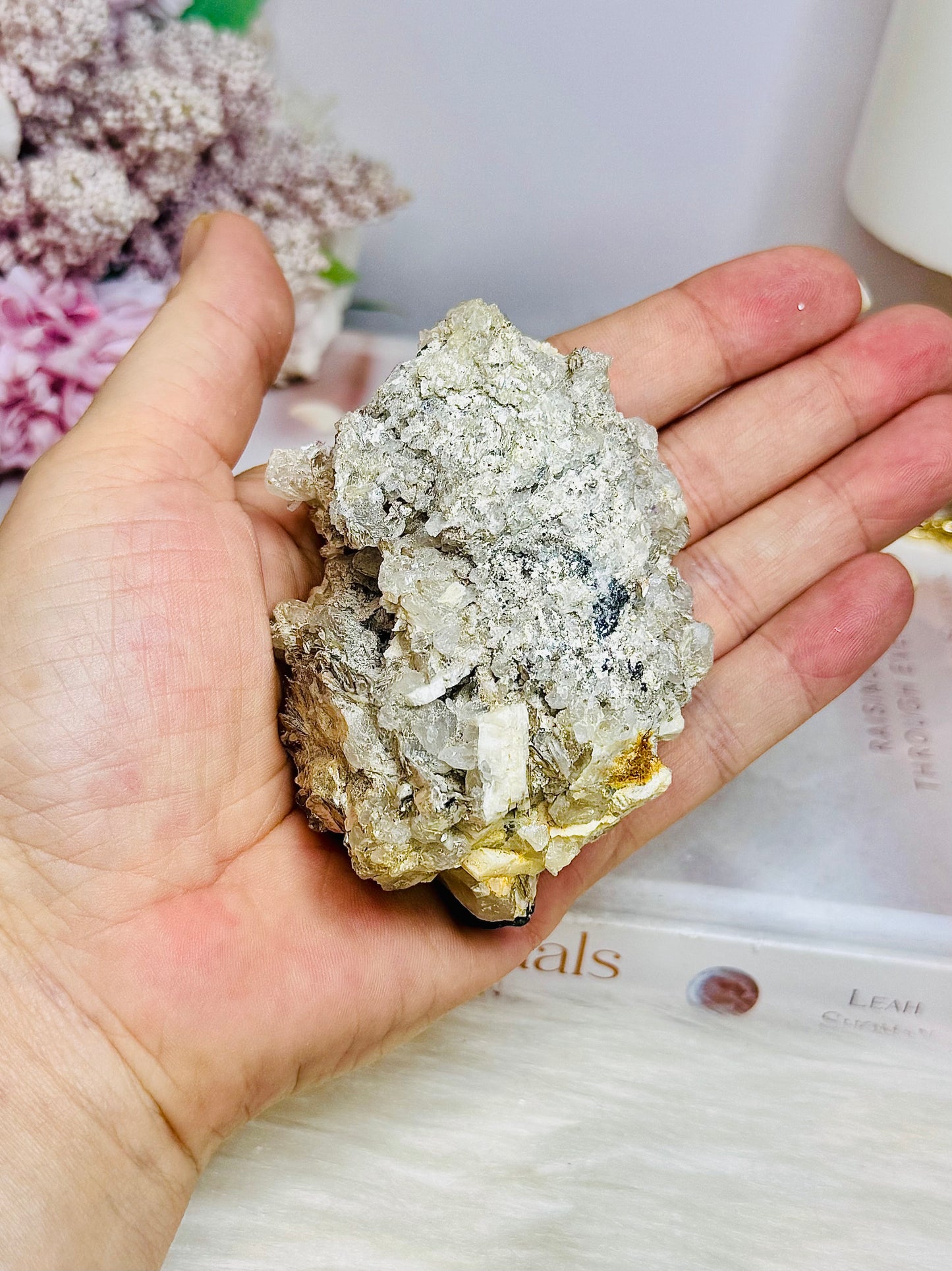 Natural Black Tourmaline in Quartz Specimen 172g