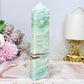 Pistachio Calcite Tower 13.5cm