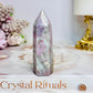 Chunky Pink Tourmaline Tower 8cm