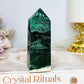 Chunky Green Unicorn Jasper Tower 8.5cm