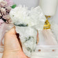 High Grade Clear Quartz Natural Cluster with Pyrite Inclusions 14.5cm 446g