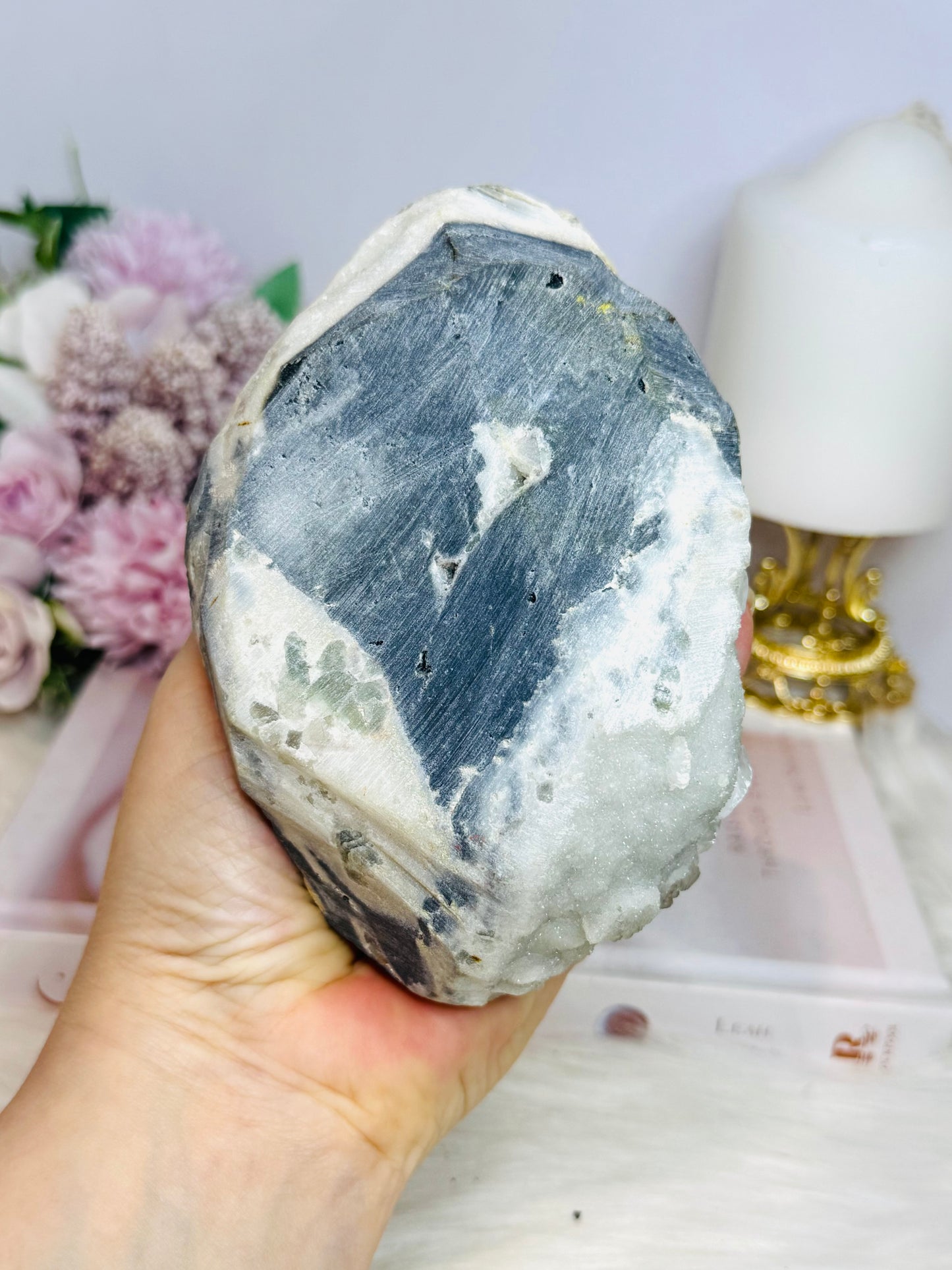 Large Natural Green Fluorite Specimen 730g