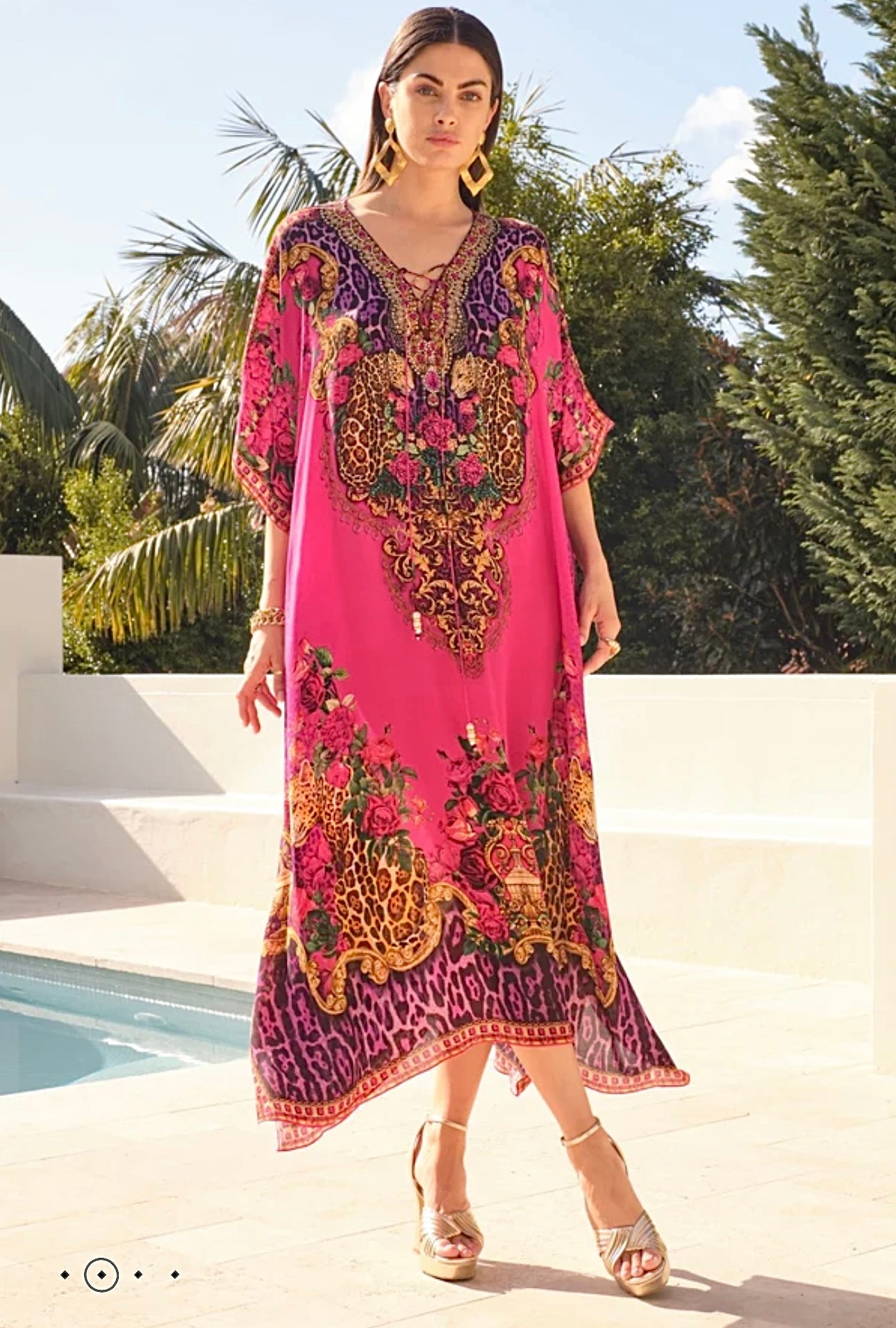 Stunning Czarina Purple Princess Kaftan One Size