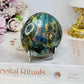 Labradorite Freeform Full of Flash on Stand 7cm