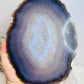 Large Druzy Agate Polished Slab on Stand 25cm 1.26KG