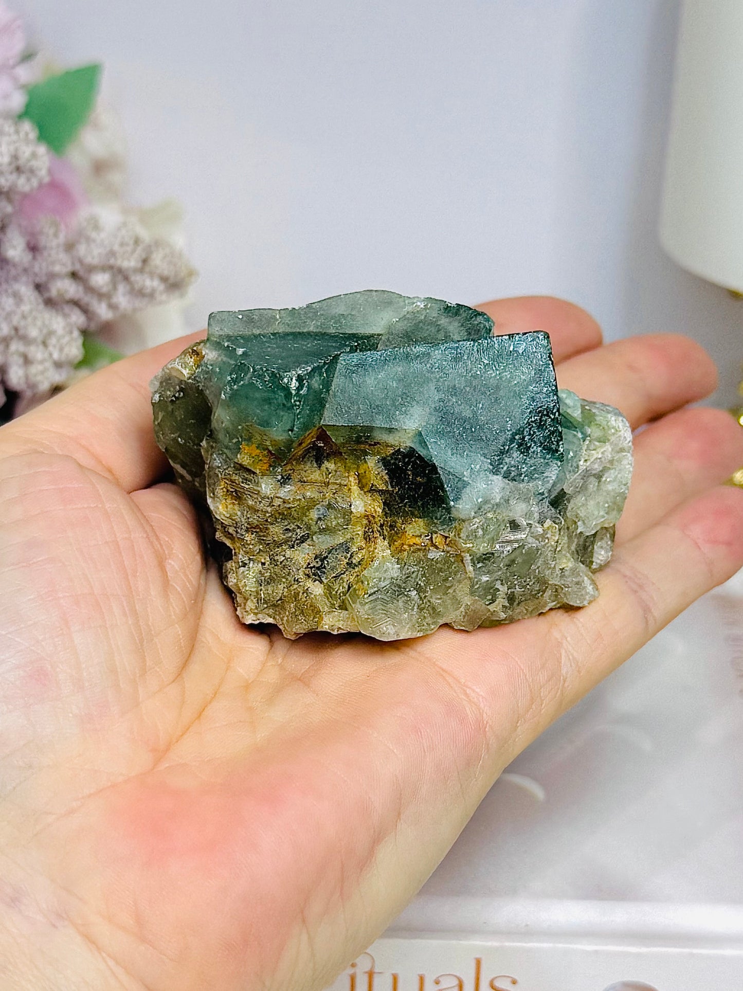 Natural Green Fluorite 184g