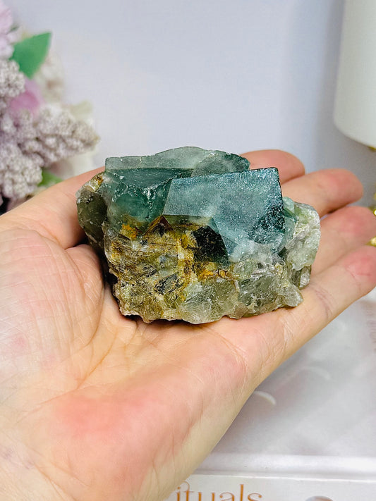 Natural Green Fluorite 184g