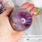 The Most Magical Large Lavender Star Rose Quartz Sphere with Flash On Stand 402grams