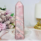 Natural Pink Opal Tower 15.5cm