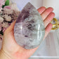 Polished Chunky Amethyst Flame | Freeform on Stand 17cm 683g