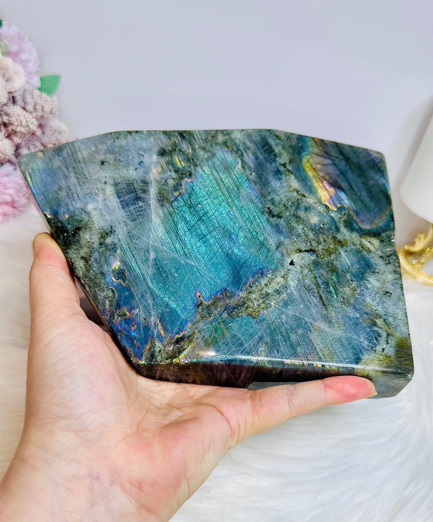Large Labradorite Freeform Full of Flash 18cm 1.6KG