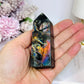 High Grade Labradorite Tower Full of Flash 8.5cm