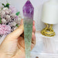 Watermelon Fluorite Wand | Tower with Rainbows 15cm