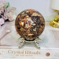 Large Money Agate Sphere on Stand 426g