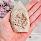Druzy Flower Agate Carved Flame | Freeform From Madagascar 10cm