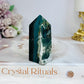 Green Unicorn Jasper Tower 7cm