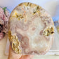 Classy & Fabulous Large 15cm 1.05KG Druzy Pink Amethyst Slab | Freeform From Brazil