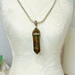 Unakite Pendant on Silver Chain in Gift Bag