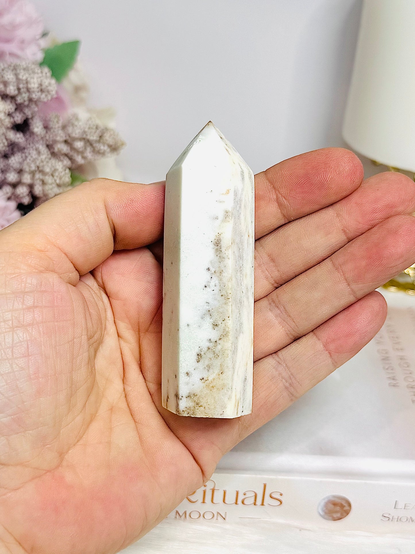 Dentrictic Agate Tower 8cm