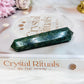 Moss Agate Double Terminated Point 10cm
