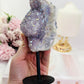 Large Angel Aura Amethyst Cluster on Stand From Brazil 16cm