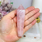 Rose Quartz Carved Pipe 11cm