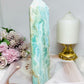 Large Blue Hemimorphite Tower 19cm