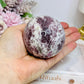 Large Pink Tourmaline Sphere on Stand 400g