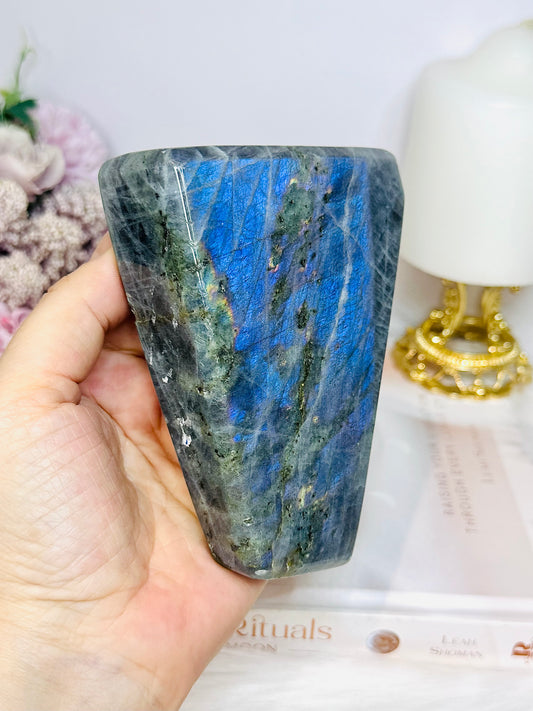 Large Labradorite Freeform 12cm 613g ~ Reduced as damage & chip on side