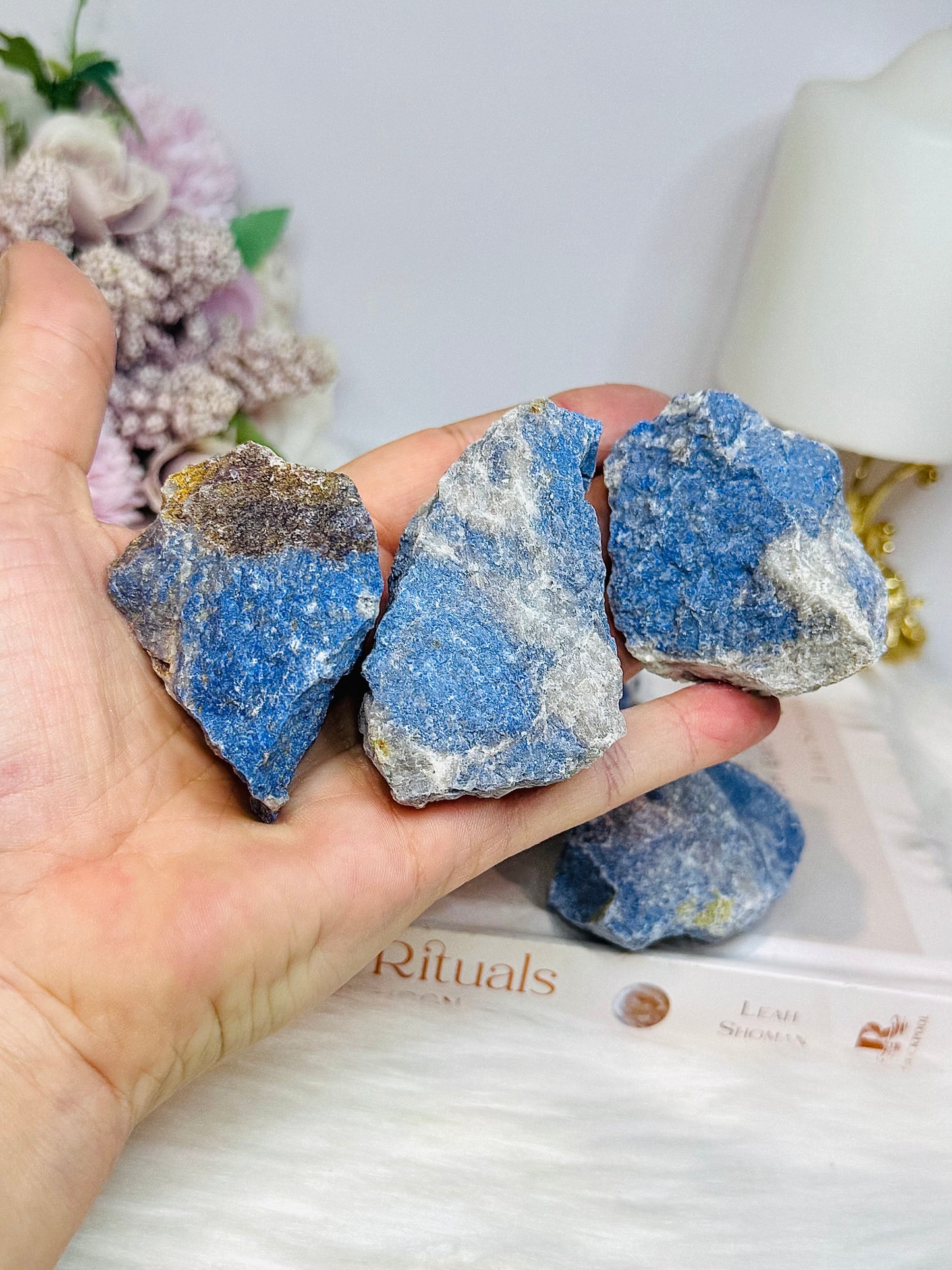 Blue Dumortierite Large Raw Chunks $12 each