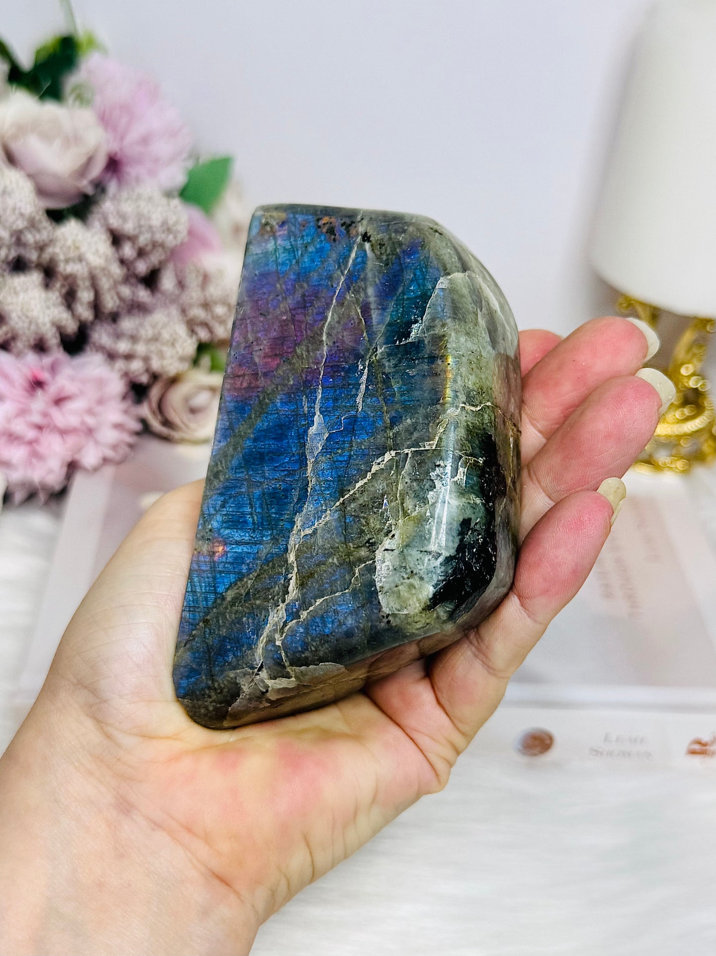 Chunky Large Labradorite Freeform 447g