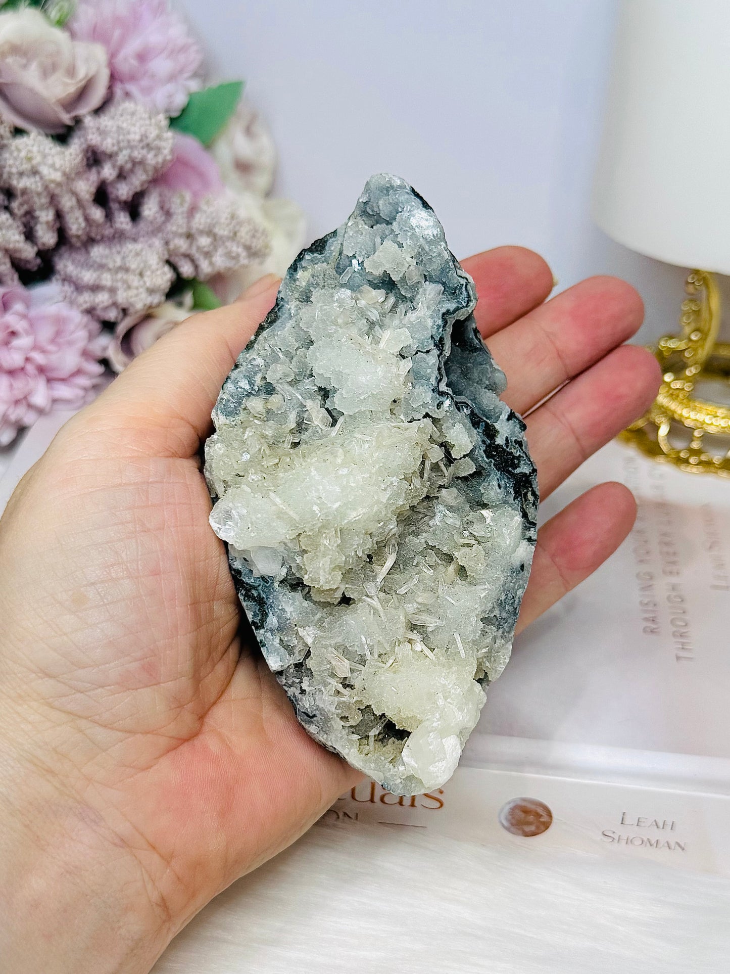 Natural Apophyllite Cluster 12cm 323g
