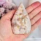 Gorgeous 9cm Natural Flower Agate Carved Flame | Freeform