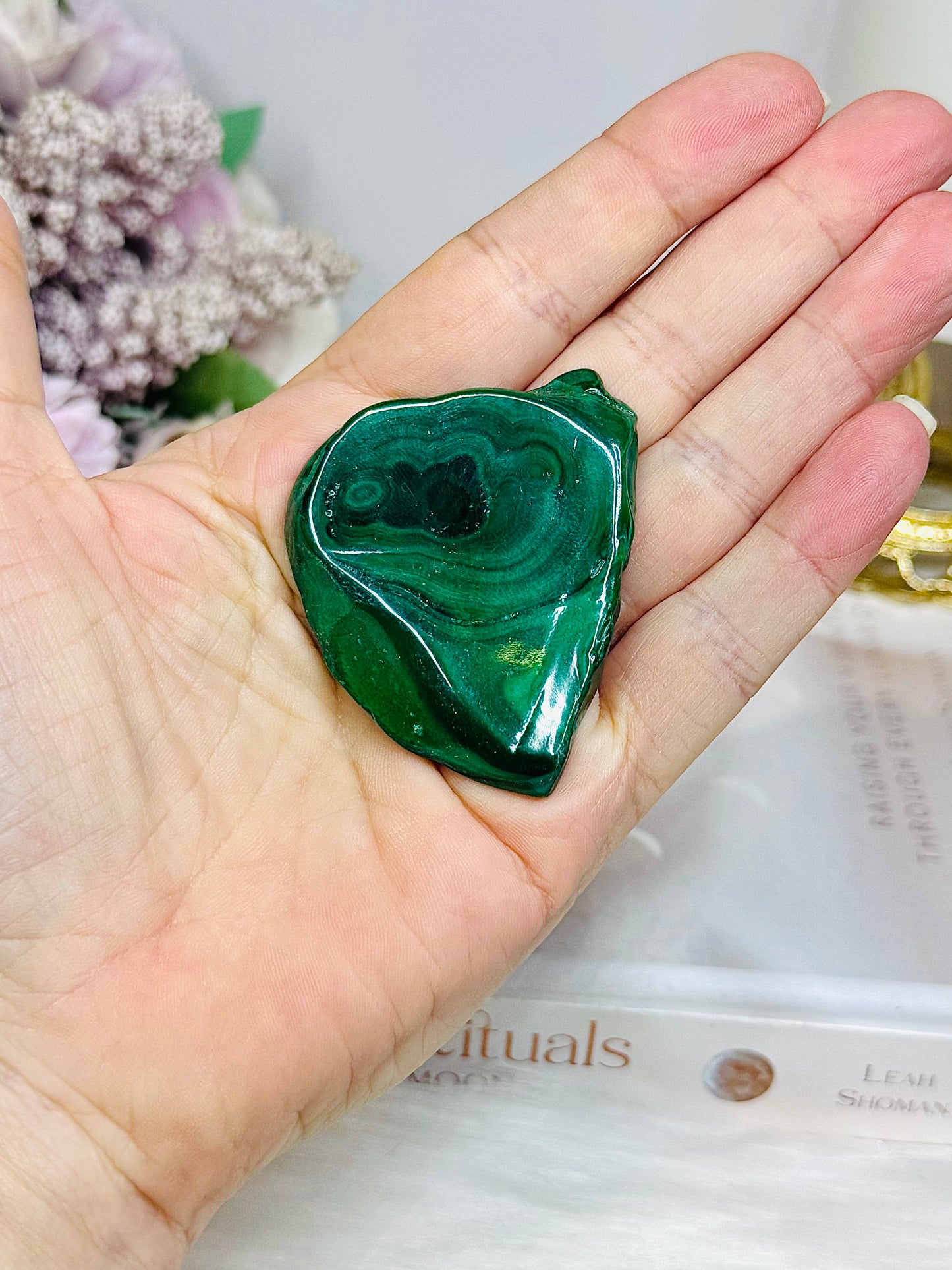 Natural Malachite Slice | Slab