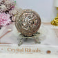 Leopard Skin Jasper Sphere on Stand 240g