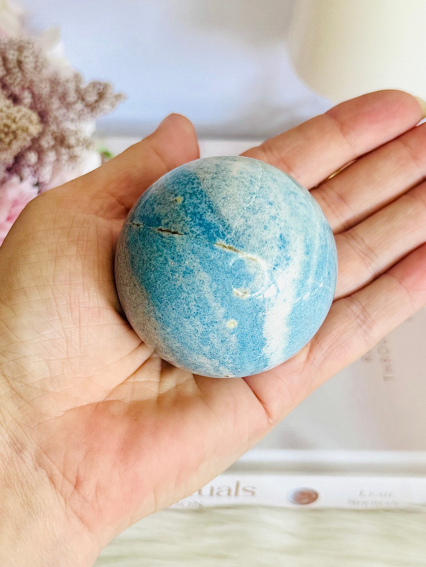 High Grade Natural Trolleite Sphere On Stand 265grams