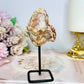 Pink Amethyst Natural Geode On Stand 11cm