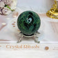 Green Kambaba Jasper on Stand 235g