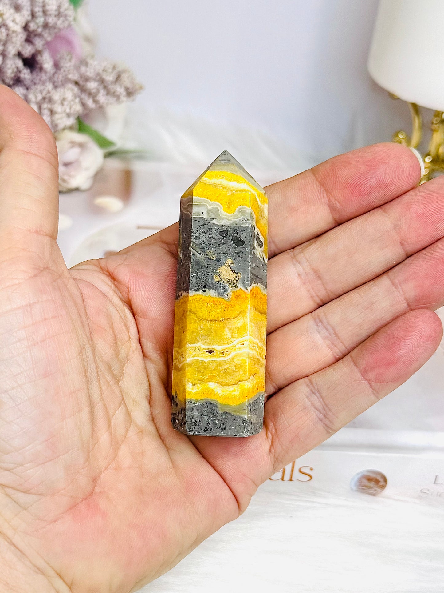 Bumblebee Jasper Tower | Point 7.5cm