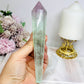 Watermelon Fluorite Tower | Wand 16cm