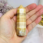 Striped Calcite Tower 8.5cm