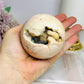 Large Druzy Pink Amethyst Sphere on Stand 414g