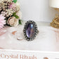 Sterling Silver 925 Amethyst Ring Size 8