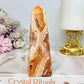 Crazy Lace Mexican Agate Druzy Tower | Obelisk 11.5cm