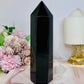 Black Obsidian Chunky Large Tower 18cm ~ Reduced as chip on tip