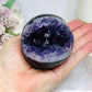 Large Druzy Amethyst Sphere on Stand 381g