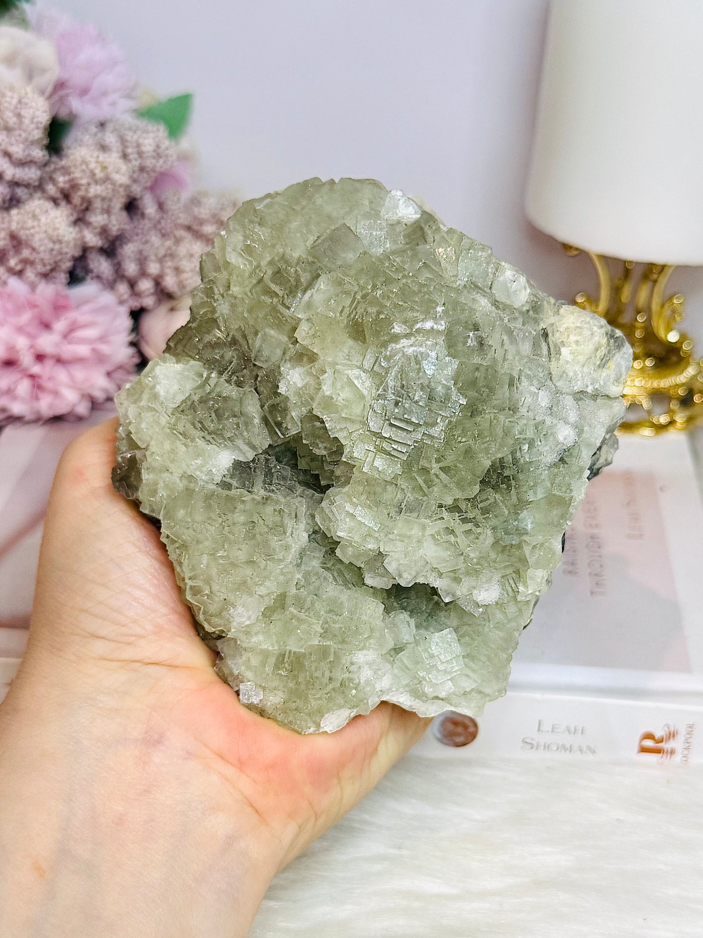Large Natural Green Fluorite Specimen 722g